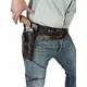 Ceinture avec étui cowboy noire ou marron adulte