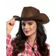 Bruin cowboy hoed volwassenen