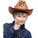 Chapeau sheriff marron pour enfant