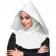 Coiffe nonne blanche adulte