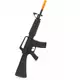 Fusil d'assaut sonore de soldat M16 en plastique