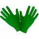 Gants courts verts adulte