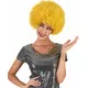 Perruque clown jaune confort adulte