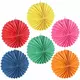12 Lanternes rondes couleurs assorties 22 cm