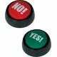 2 Buzzers Yes et No 9 cm