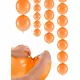 20 Oranje koppelbare ballonnen 28 cm