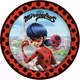 8 Assiettes en carton Ladybug™ à Paris 23 cm