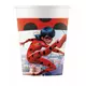 8 Gobelets en carton Miraculous Ladybug™ 200 ml