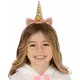 Serre-tête licorne or et rose enfant