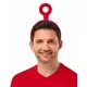 Teletubbies™ hoofd antenne Po™ volwassene rood