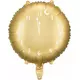 Middernachtklok aluminium ballon goud  45 cm