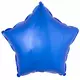 Ballon aluminium étoile bleue 45 cm