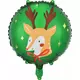 Ballon aluminium renne du Père Noël 45 cm