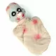 Bloederige zombie baby met licht en geluid 50 cm