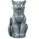 Zwarte kat, heldere ogen, geluid en licht 30 cm