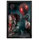 Killer clown raamdecoratie 80 x 120 cm