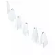 Guirlande fantômes lumineux Halloween 150 cm