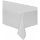 Wit damastpapier op rol tafelkleed 6 m