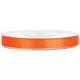 6 mm oranje satijnen lint 25 meter