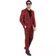 Costume imprimé tartan Ecossais grande taille adulte, Taille: XX-Large