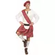 Déguisement écossais rouge et blanc homme, Taille: Medium
