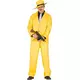 Déguisement gangster jaune adulte