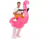 Déguisement gros flamant rose adulte