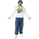 Déguisement hip hop années 90 homme, Taille: Large