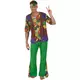 Déguisement Hippie flower power homme, Taille: Large
