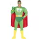 Grappig cannabis superheld kostuum voor volwassenen, Maat: Medium