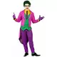 Déguisement psychopathe fou violet homme, Taille: Medium