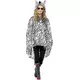 Poncho zebra voor volwassenen