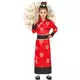 Rood Chinees kostuum voor meisjes, Maat: 3–4 jaar (95–105 cm)