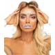 strass adhésifs pour visage de squelette