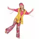 Déguisement hippie muticolore fille, Taille: 10–12 ans (130–140 cm)