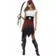 Déguisement pirate dentelé femme, Taille: Large