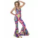 Psychedelisch hippie kostuum voor vrouwen, Maat: Large