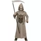 Skelet reaper kostuum voor kinderen, Maat: 11–13 jaar (158 cm)