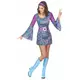 Hippie Flower Power outfit voor dames, Maat: X-Large