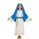 Kleine Maria kostuum voor meisjes Kerstmis, Maat: 5–7 jaar (128 cm)