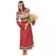 Déguisement hippie bordeaux femme, Taille: XX-Large