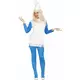 Déguisement robe nain bleu femme, Taille: Medium (38–40)