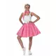 Déguisement années 50 rose à pois femme, Taille: Medium