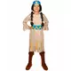 Yakari™ regenboog kostuum voor meisjes, Maat: 5–6 jaar (110–116 cm)