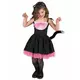 Déguisement chat noir et rose fille, Taille: 5–6 ans (S)
