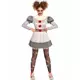 Déguisement creepy clown femme, Taille: Medium/Large (42–44)