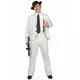 déguisement gangster blanc homme, Taille: Large
