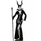 Déguisement luxe sorcière noire sexy femme, Taille: X-Small (34)