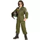 Déguisement pilote de combat garçon, Taille: 14–16 ans (164 cm)