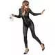Déguisement voleuse masquée sexy femme, Taille: Large